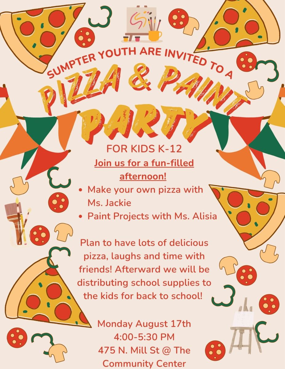August Pizza Party k-12